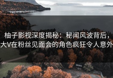 柚子影视深度揭秘：秘闻风波背后，大V在粉丝见面会的角色疯狂令人意外